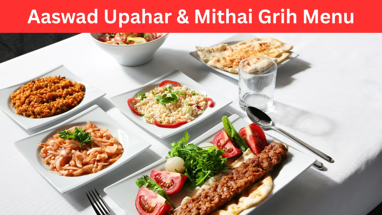 aaswad upahar & mithai grih menu