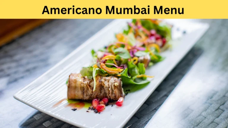 americano mumbai menu