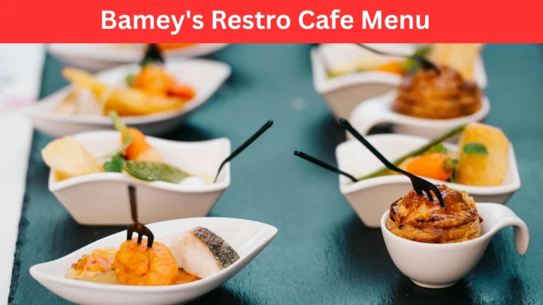 bamey's restro cafe menu