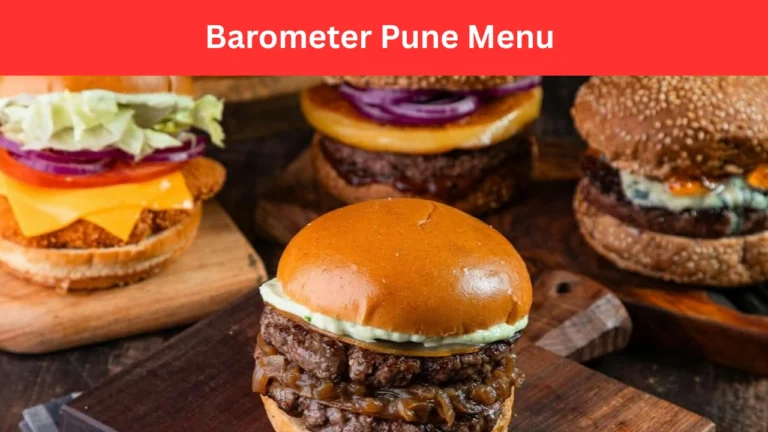 barometer pune menu