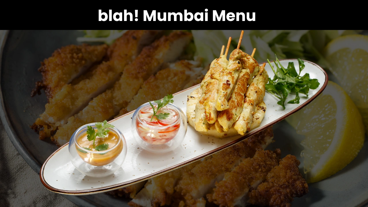 blah! mumbai menu