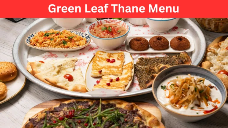 green leaf thane menu