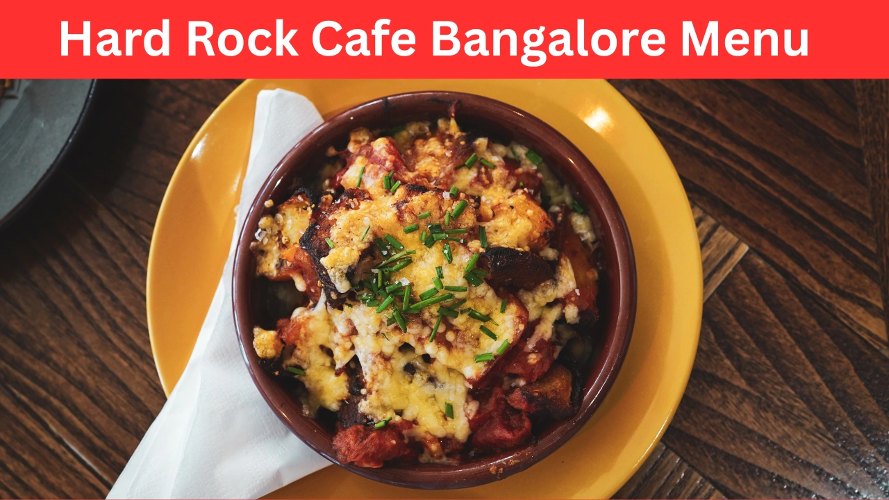 hard rock cafe bangalore menu