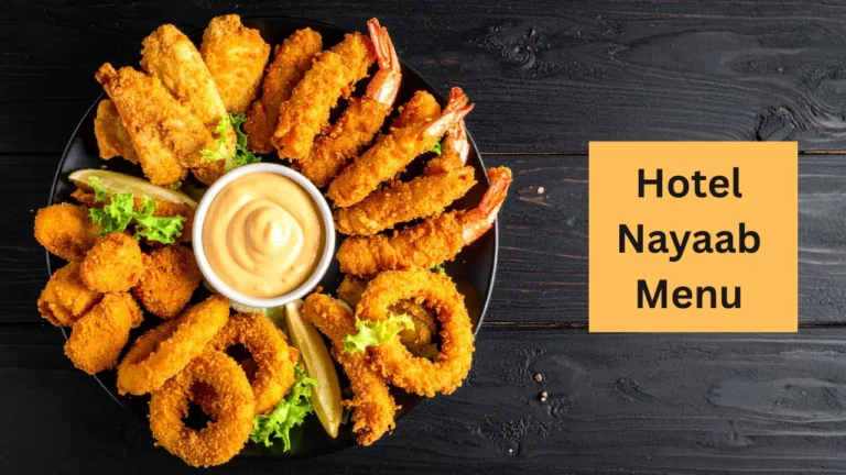 hotel nayaab menu