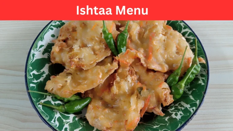 ishtaa menu