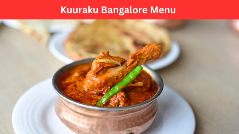 kuuraku bangalore menu