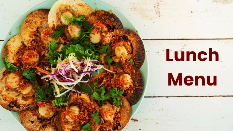 lunch menu