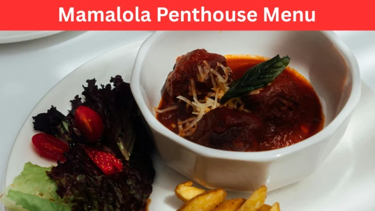 mamalola penthouse menu