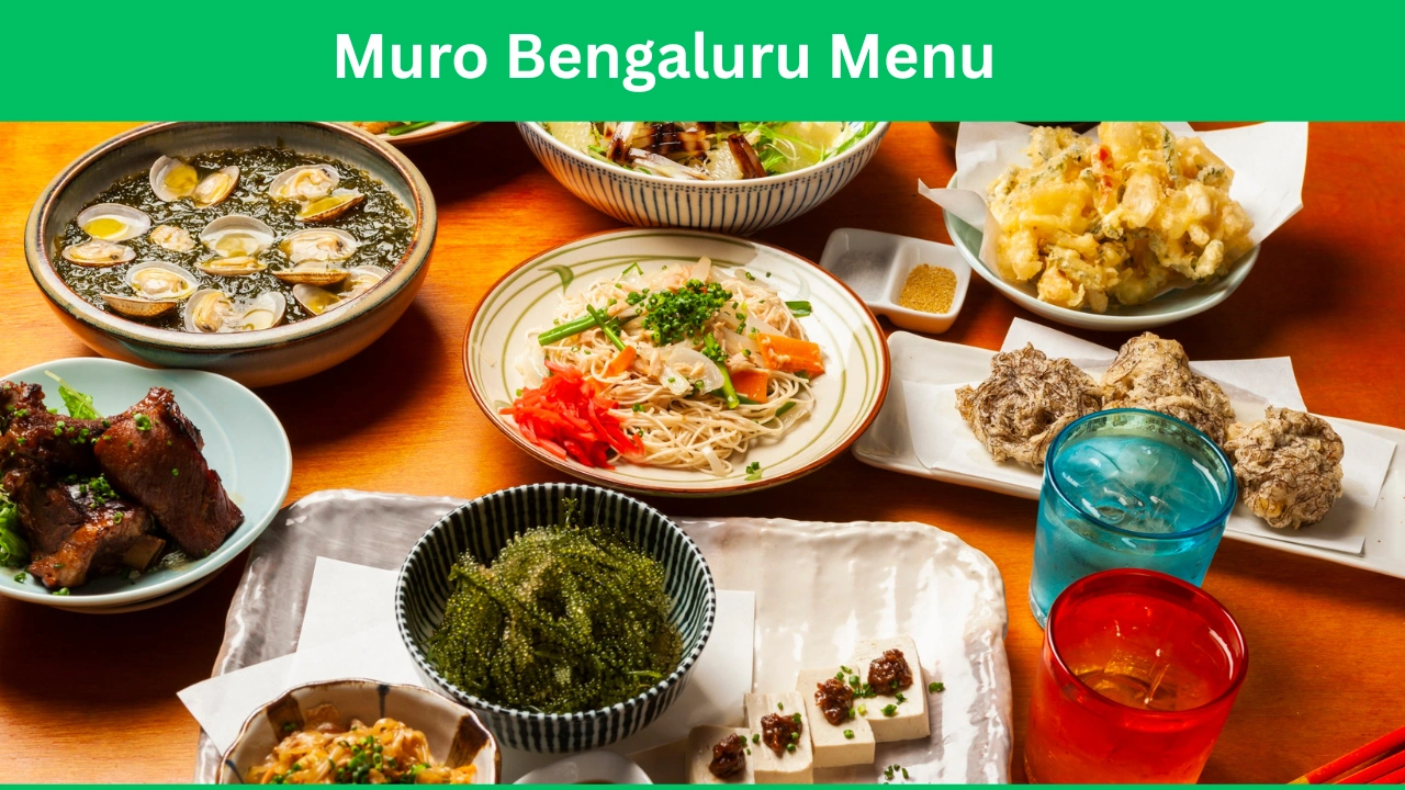 muro bengaluru menu