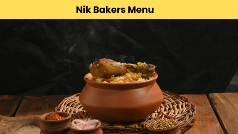 nik bakers menu