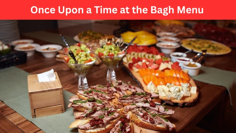 once upon a time at the bagh menu