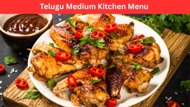 telugu medium kitchen menu