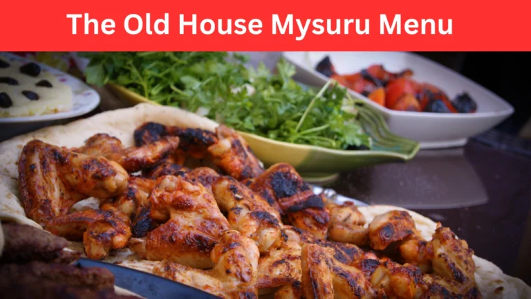the old house mysuru menu
