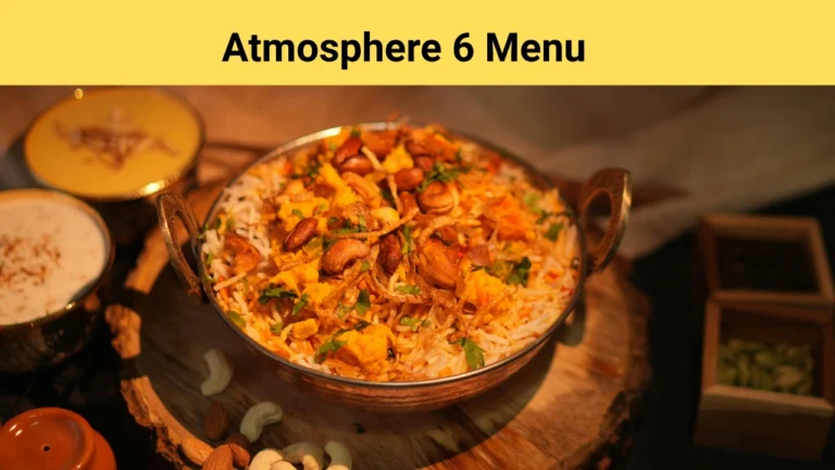 atmosphere 6 menu