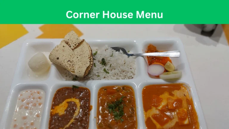 corner house menu