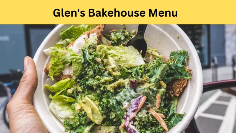 glen's bakehouse menu