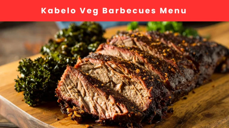 kabelo veg barbecues menu