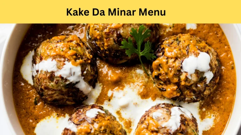 kake da minar menu