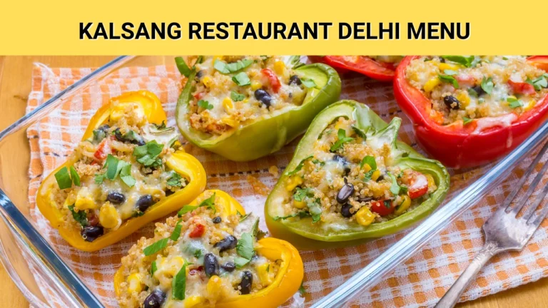 kalsang restaurant delhi menu