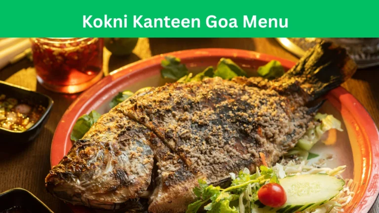 kokni kanteen goa menu