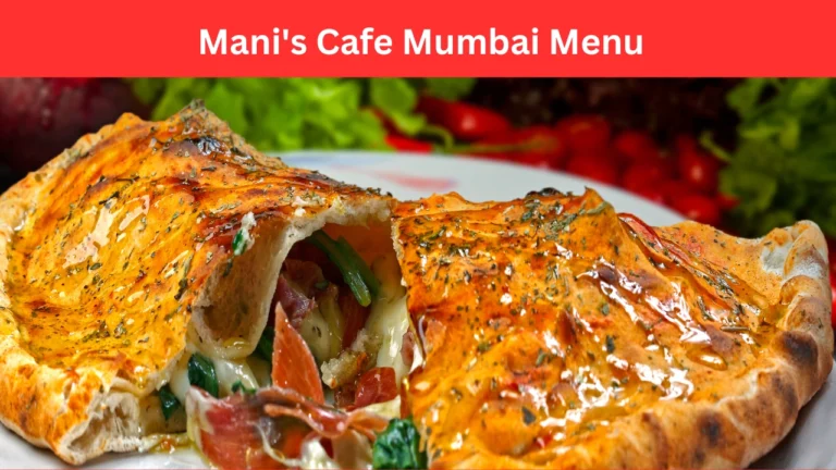mani's cafe mumbai menu