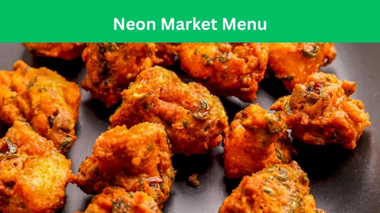 neon market menu