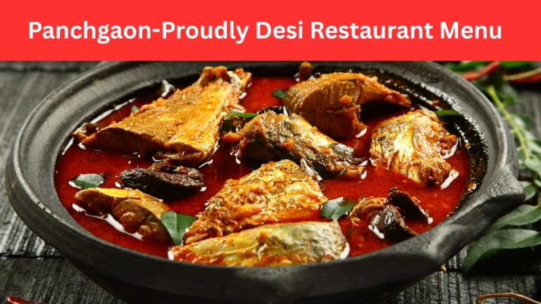 panchgaon-proudly desi restaurant menu