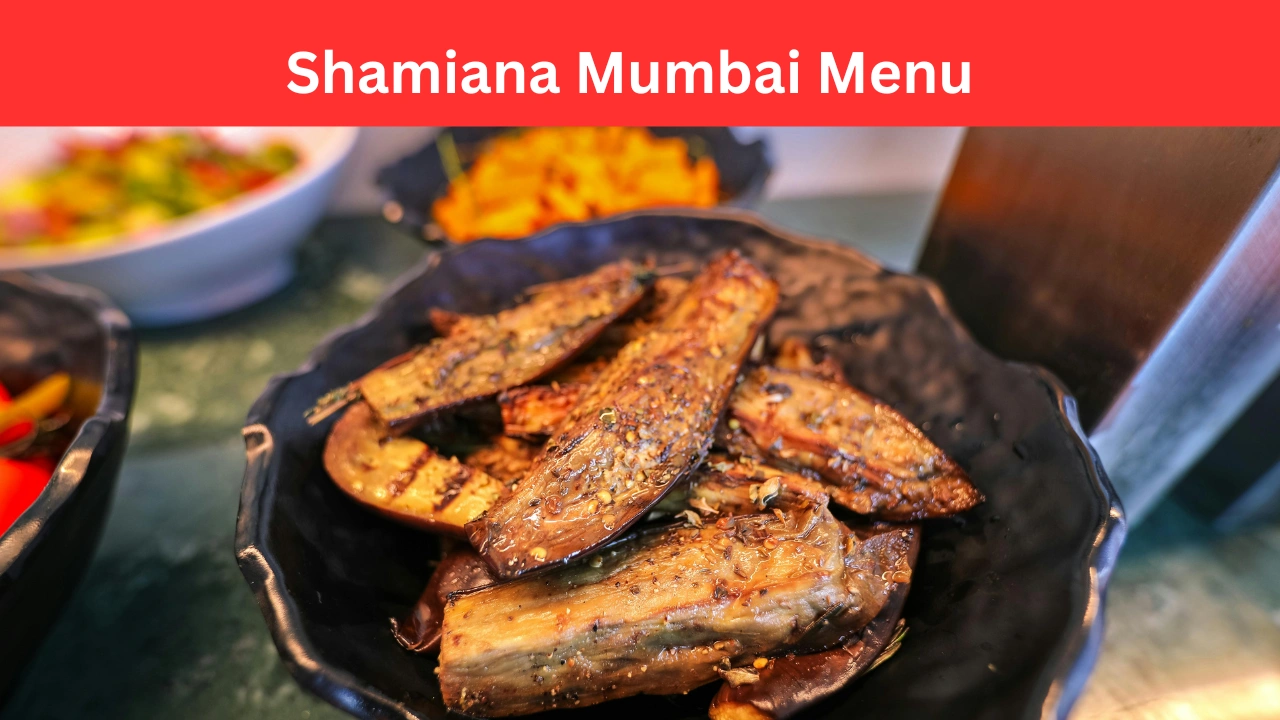 shamiana mumbai menu