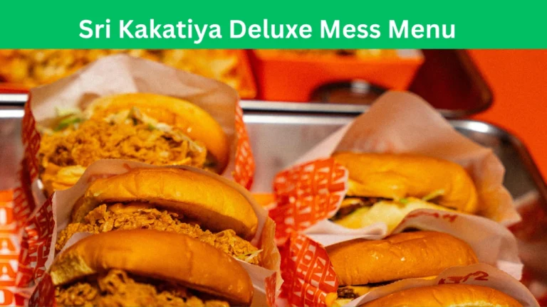 sri kakatiya deluxe mess menu