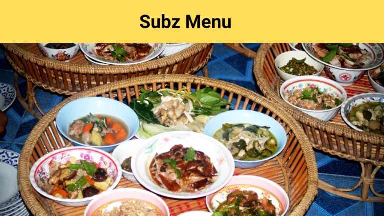 subz menu