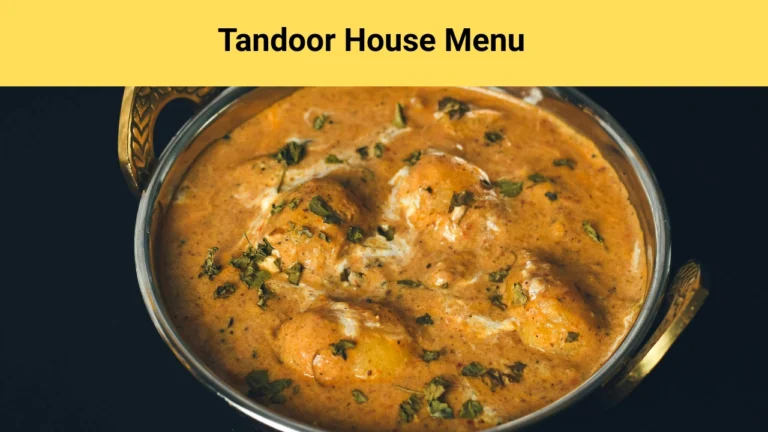 tandoor house menu