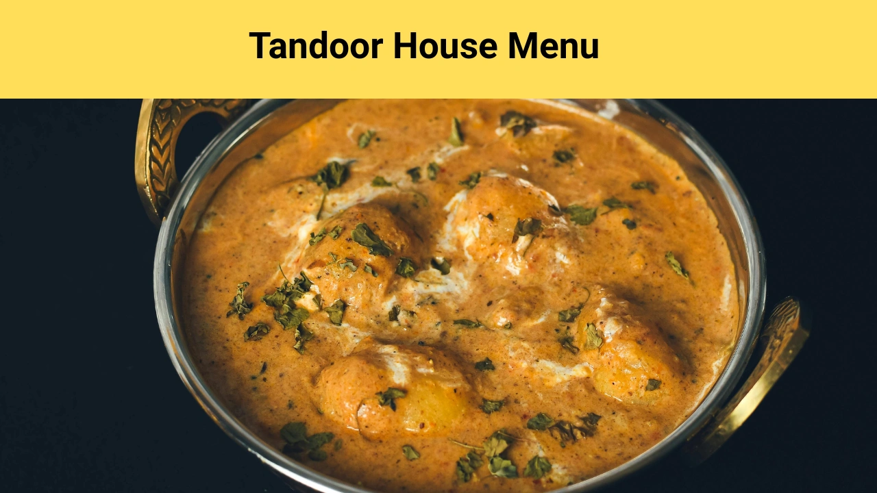 tandoor house menu