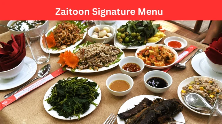 zaitoon signature menu