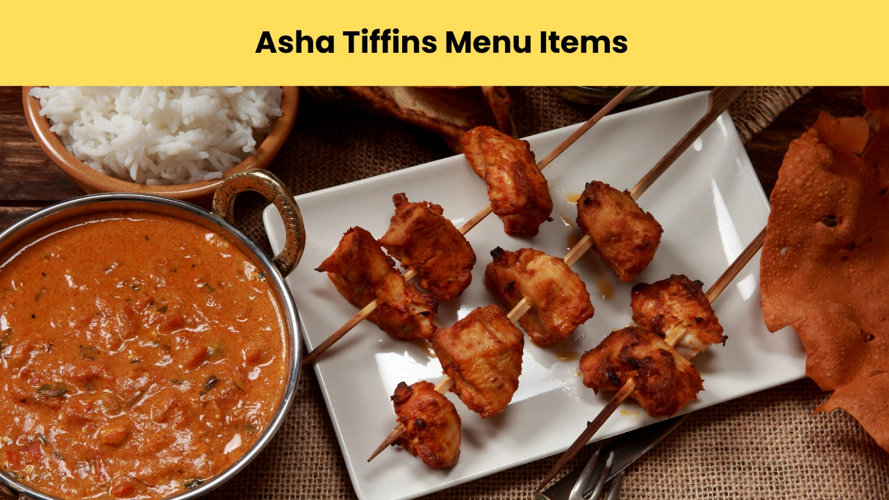 Asha Tiffins Menu Items