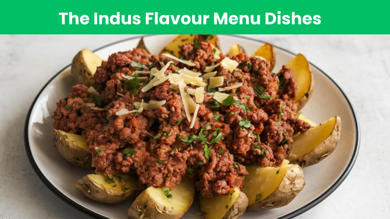 The Indus Flavour Menu Dishes