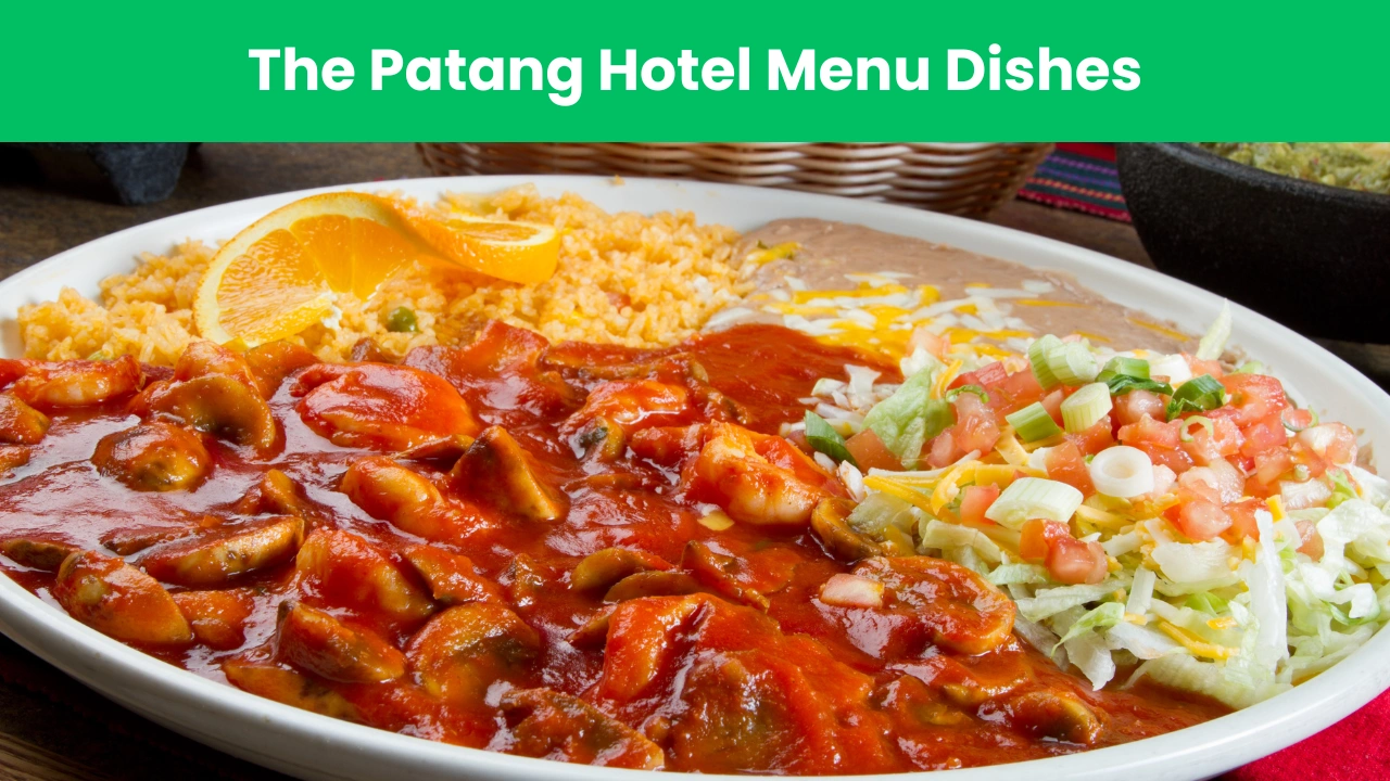 The Patang Hotel Menu Dishes