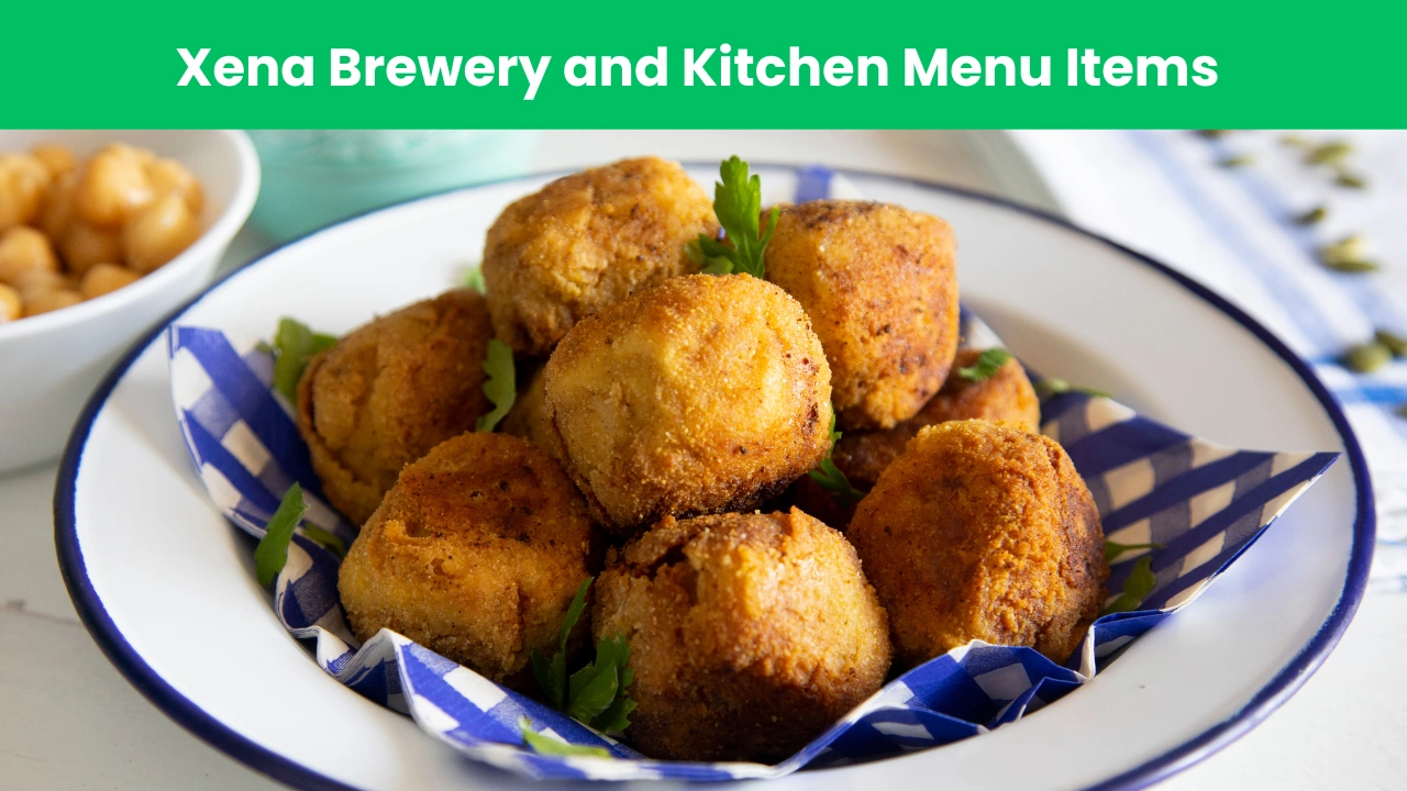 Xena Brewery and Kitchen Menu Items