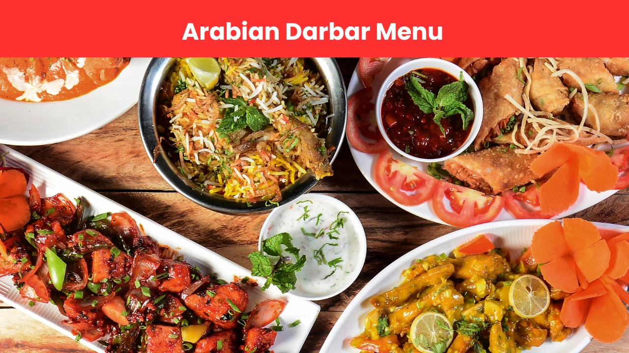 arabian darbar menu