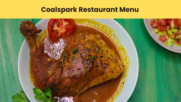 coalspark restaurant menu