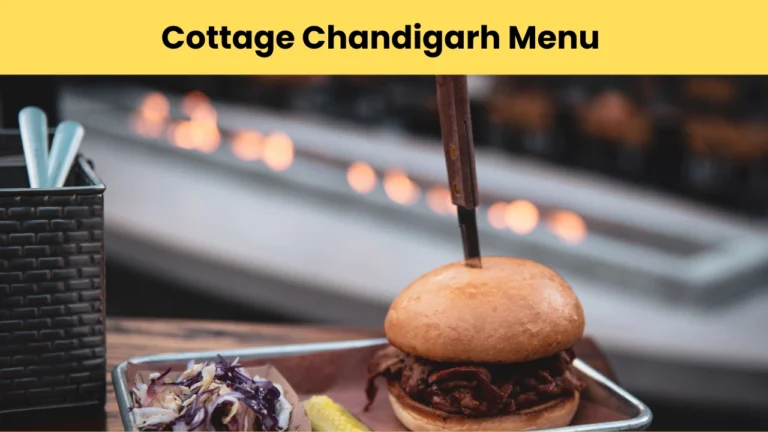 cottage chandigarh menu