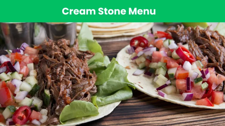 cream stone menu