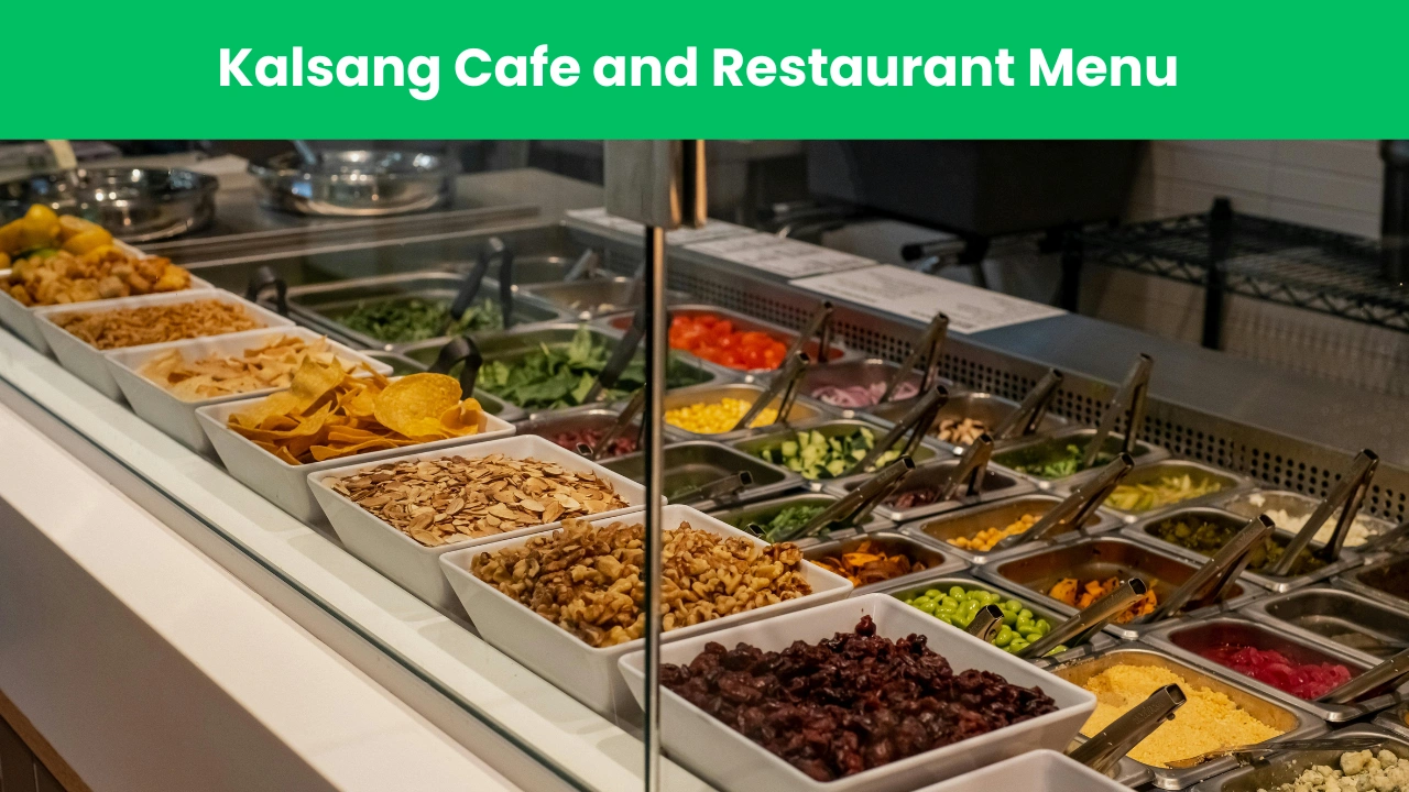 kalsang cafe and restaurant menu