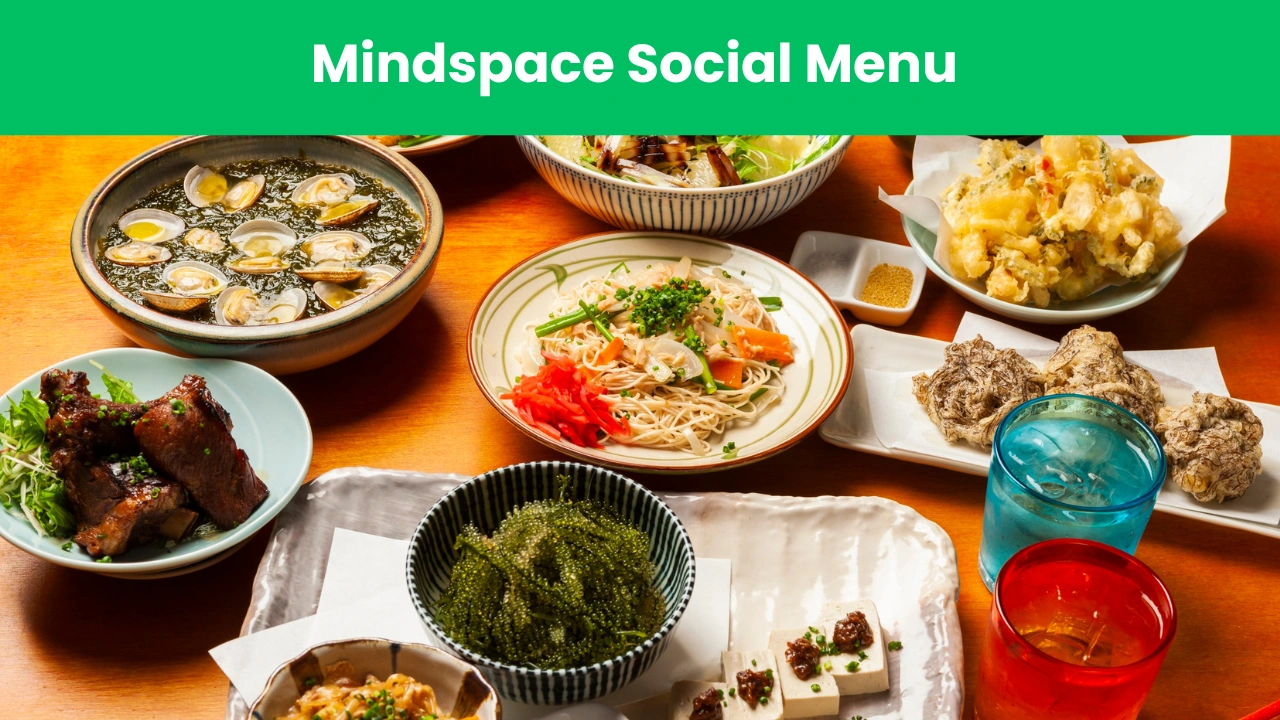 mindspace social menu