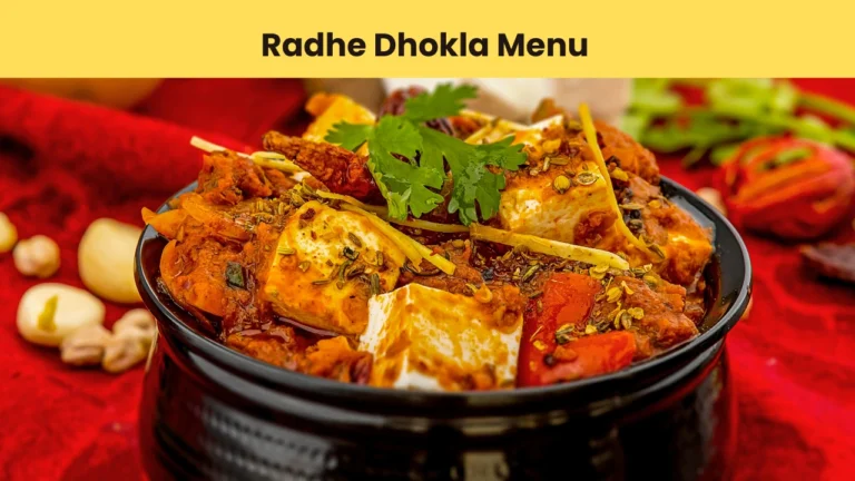 radhe dhokla menu