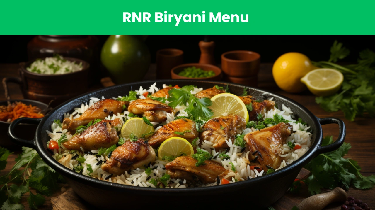 rnr biryani menu