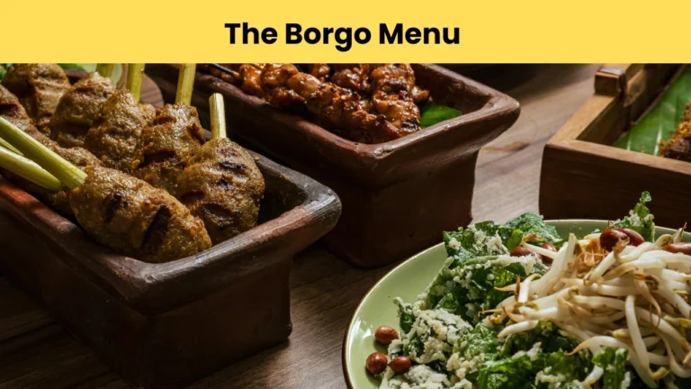 the borgo menu