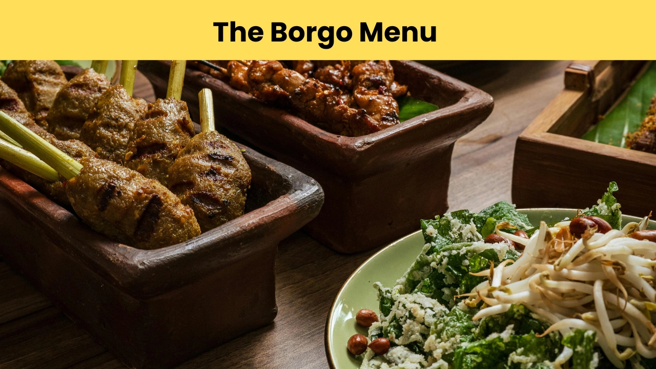 the borgo menu