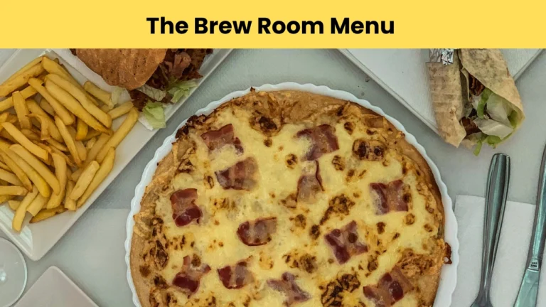 the brew room menu