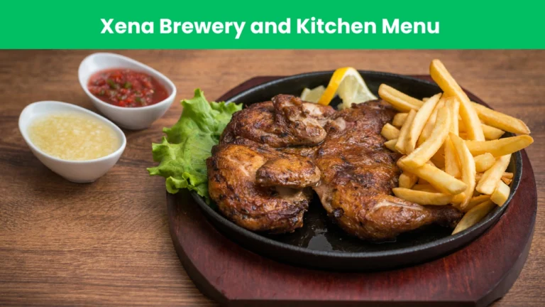 xena brewery and kitchen menu