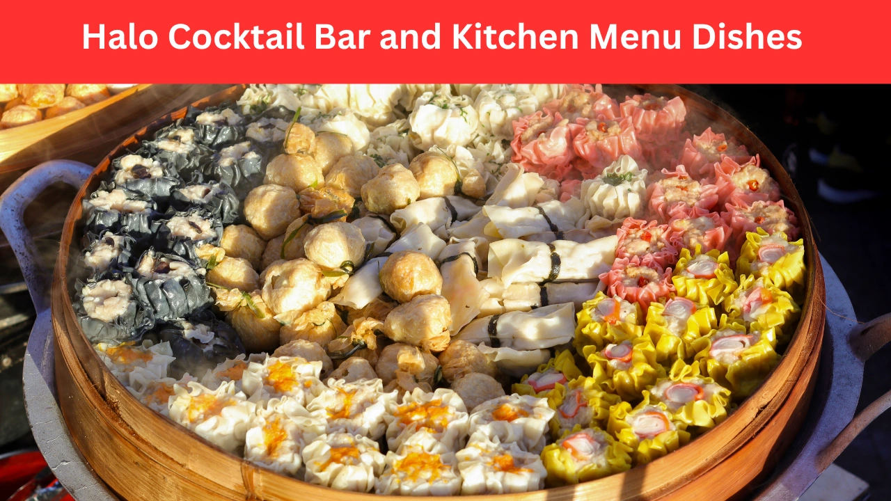 Halo Cocktail Bar and Kitchen Menu Dishes